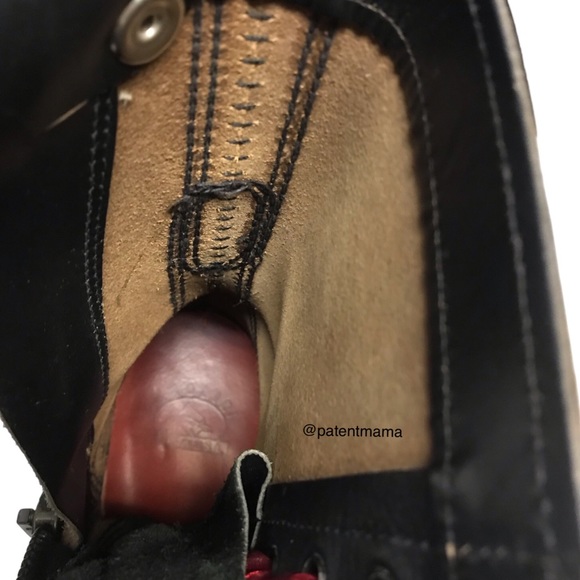 WOMENS VINTAGE CAROLINA REAL LEATHER LOGGER WORK BOOTS WITH A TOUCH OF GLAM - Picture 11 of 13